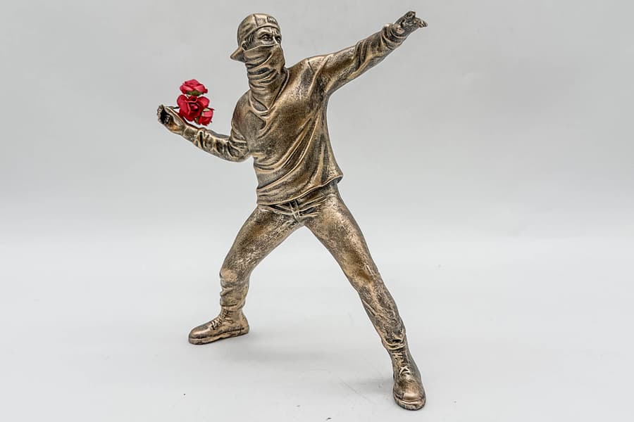 Pop Art Figur nach \Banksy\
